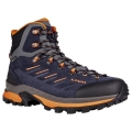 Lowa Wanderschuhe Randir Mid GTX (Trekking, Veloursleder, wasserdicht) navyblau/flame Herren